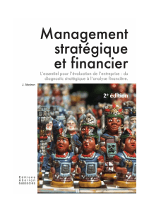 management stratégique et financier