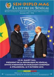 SEN-DIPLO MAG - Ambassade du Sénégal à Paris