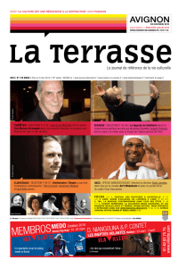 critique - Journal La Terrasse