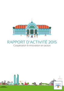 RappoRt d`activité 2015