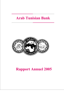 Arab Tunisian Bank Rapport Annuel 2005
