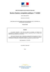 Section Gestion comptable publique n° 14-0003