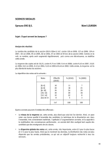 Rapport Sciences sociales