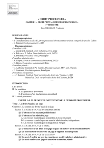 « DROIT PROCESSUEL »