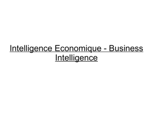 Intelligence Economique - Business Intelligence