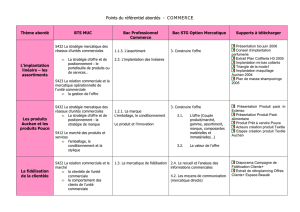 COMMERCE - Page d`accueil