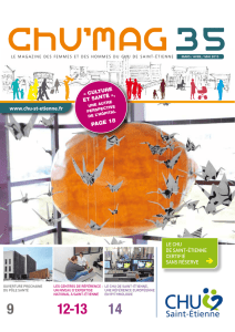 CHU`mag n°35 mars/avril/mai 2015 - CHU de Saint