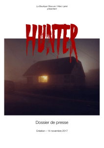 Hunter - Dossier de presse - 130417