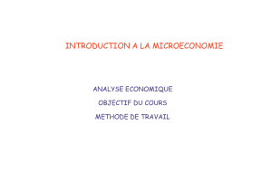 introduction a la microeconomie - Arnold Chassagnon