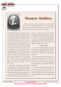 Thomas Hobbes - Reseau