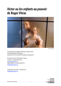 Dossier pédagogique  - Théâtre des Osses, Givisiez, Fribourg