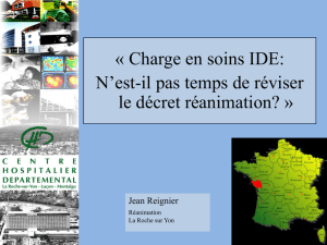 Charge en soins IDE : n`est-il pas temps de revisiter le