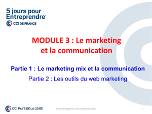 Le marketing mix et la communication