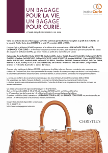 Institut Curie : Recherche, lutte et soins contre le cancer