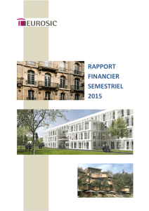 rapport financier semestriel 2015