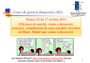 Cours de gestion financière (M1) - Jean