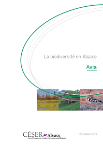 La biodiversité en Alsace