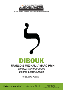 Dossier de presse "Dibouk"