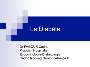 Le Diabete ppt - chrysalides1215