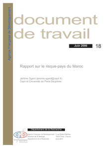 doc t18 - Risque pays du Maroc