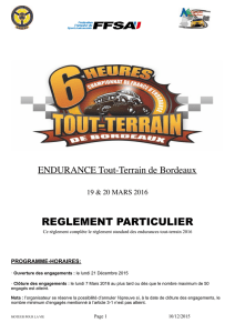 Pré RP 6H TT 2016 - Championnat de France d`Endurance TT de