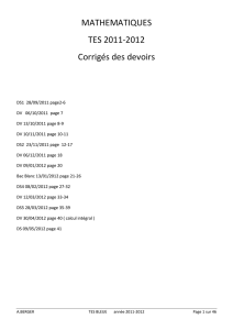 TES 2011-2012 corriges