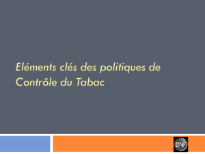 Enjeux de la lutte contre le tabac - Les Droits des Non