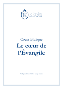 pdf-kedes - Collège biblique KÉDÈS