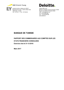 Rapport annuel exercice 2016
