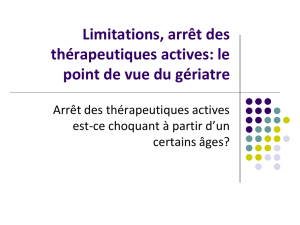 Poursuite ou limitation de soins - Centre Saint Vincent lannouchen