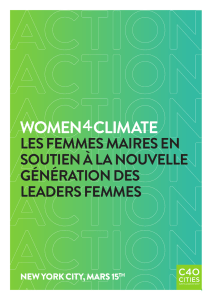 les femmes maires en soutien à la nouvelle génération des leaders