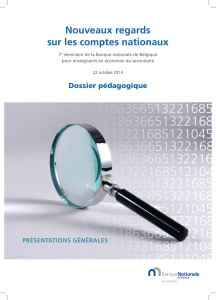 Nouveaux regards sur les comptes nationaux