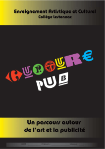 Culture Pub - Art et publicité - SITE