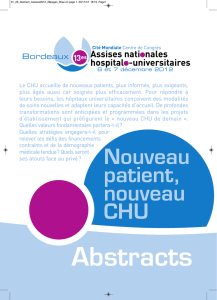 Le résumé des interventions