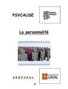 La Personnalité 2013 - AEEPCPUL