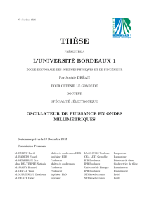 thèse - Université Bordeaux 1