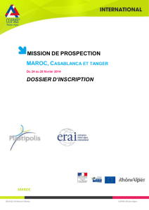 MISSION Maroc - CGPME Rhône