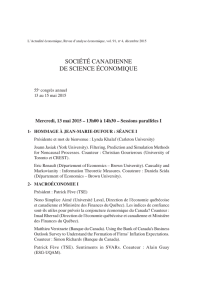 société canadienne de science économique