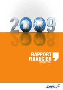 rapport financier - Crédit Agricole Consumer Finance