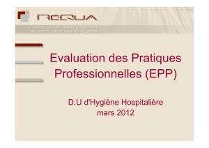 Evaluation des Pratiques Professionnelles (EPP)