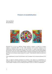 Finance et mondialisation