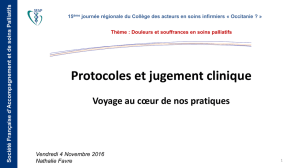 Protocoles et jugement clinique