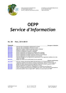 OEPP Service d`Information