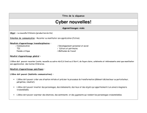 Cyber nouvelles!