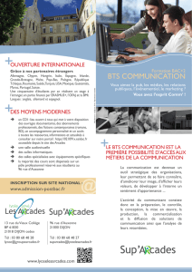 bts communication - Lycée Les Arcades