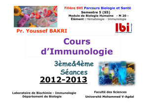 Cours d`Immunologie d`Immunologie