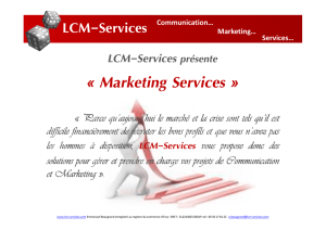 Marketing… - Lcm-Services web site