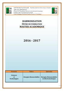 harmonisation master academique