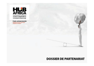 Dossier de partenariat HUB Africa