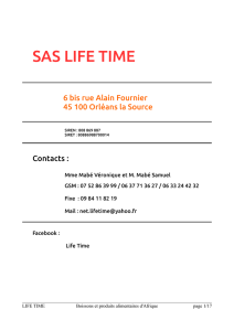 SAS LIFE TIME - Pages Jaunes
